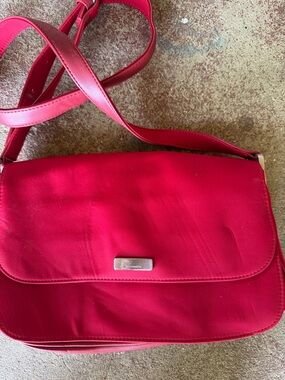 Liz Claiborne Bright Red Crossbody Bag